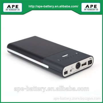 Portable universal mobile power bank 19v,16v,14v,12v,9v,5v